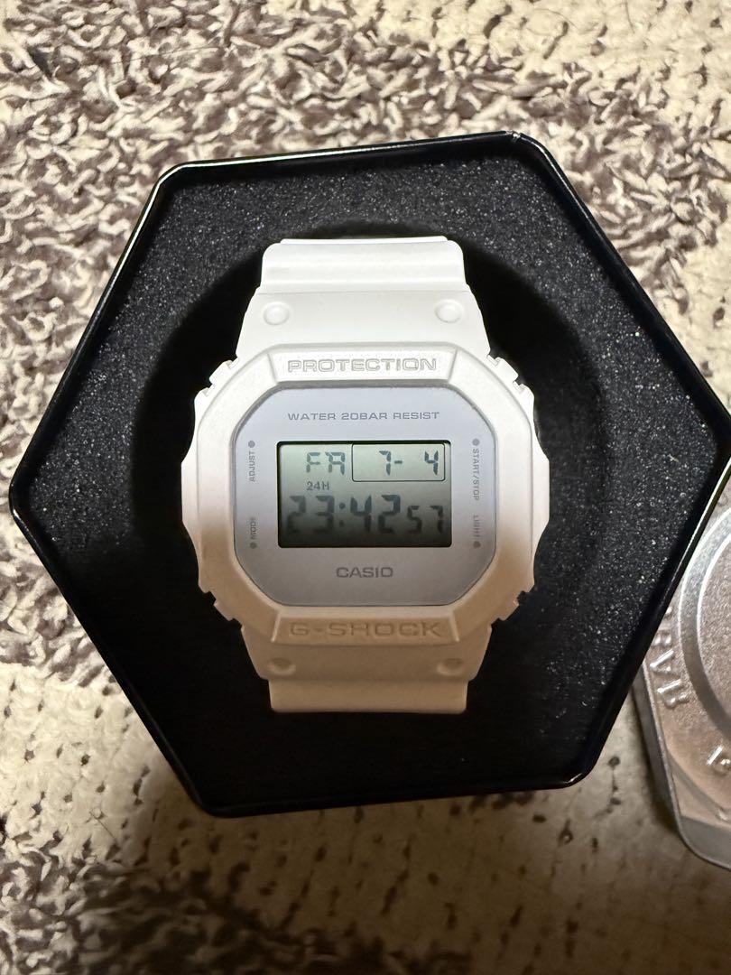 CASIO G-SHOCK ホワイト デジタル腕時計