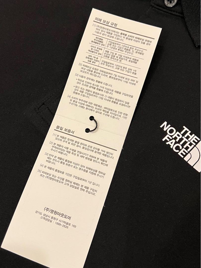 タグさん　THE NORTH FACE ブラックポロシャツ