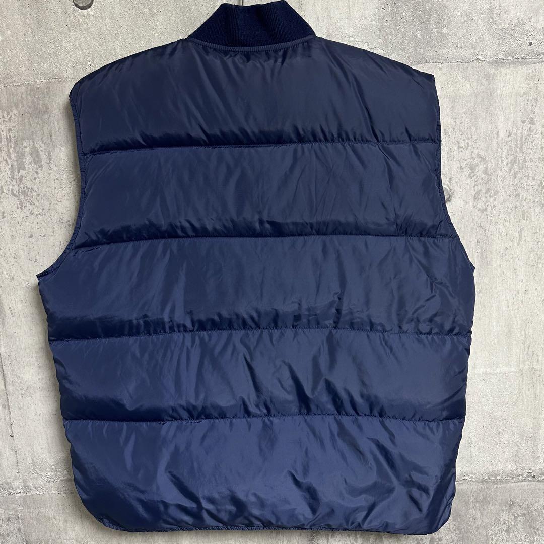 80s 黒タグ Eddie Bauer エディーバウアー ダウンベスト L