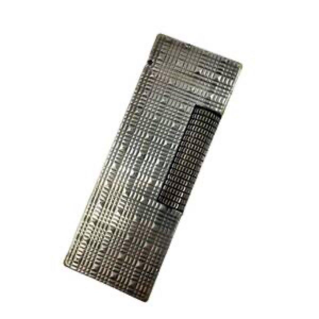 dunhill 格子柄 シルバーライター