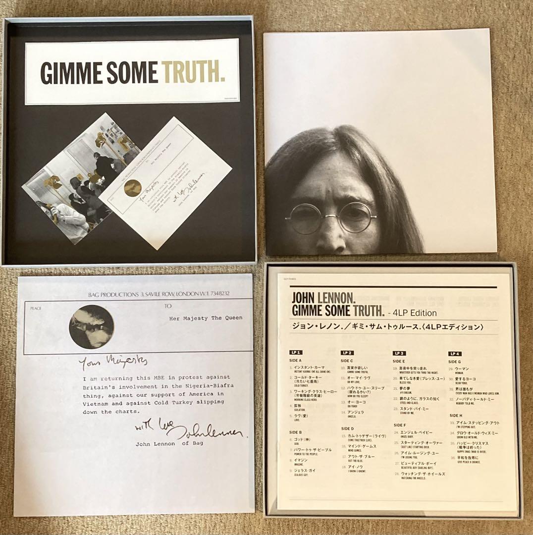 【完全限定】ジョン・レノン GIMME SOME TRUTH.4LPエディション GIMME SOME TRUTH. [4LP]/JOHN LENNON/ジョン・レノン｜OLD ROCK