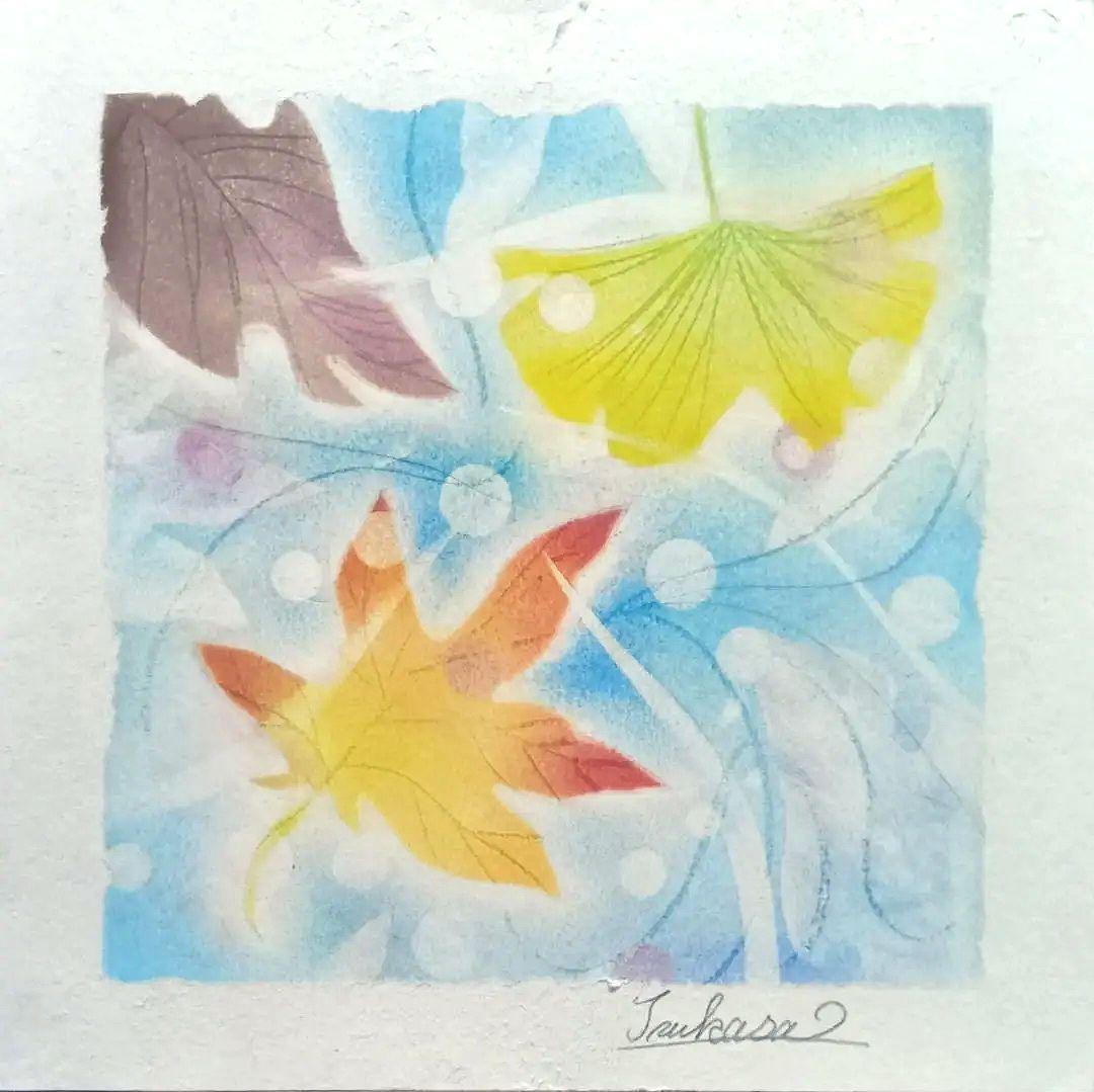 秋のパステルアート 水辺にたゆたう紅葉 パステル画原画 - メルカリ 秋のパステルアート 水辺にたゆたう紅葉 パステル画原画 - メルカリ