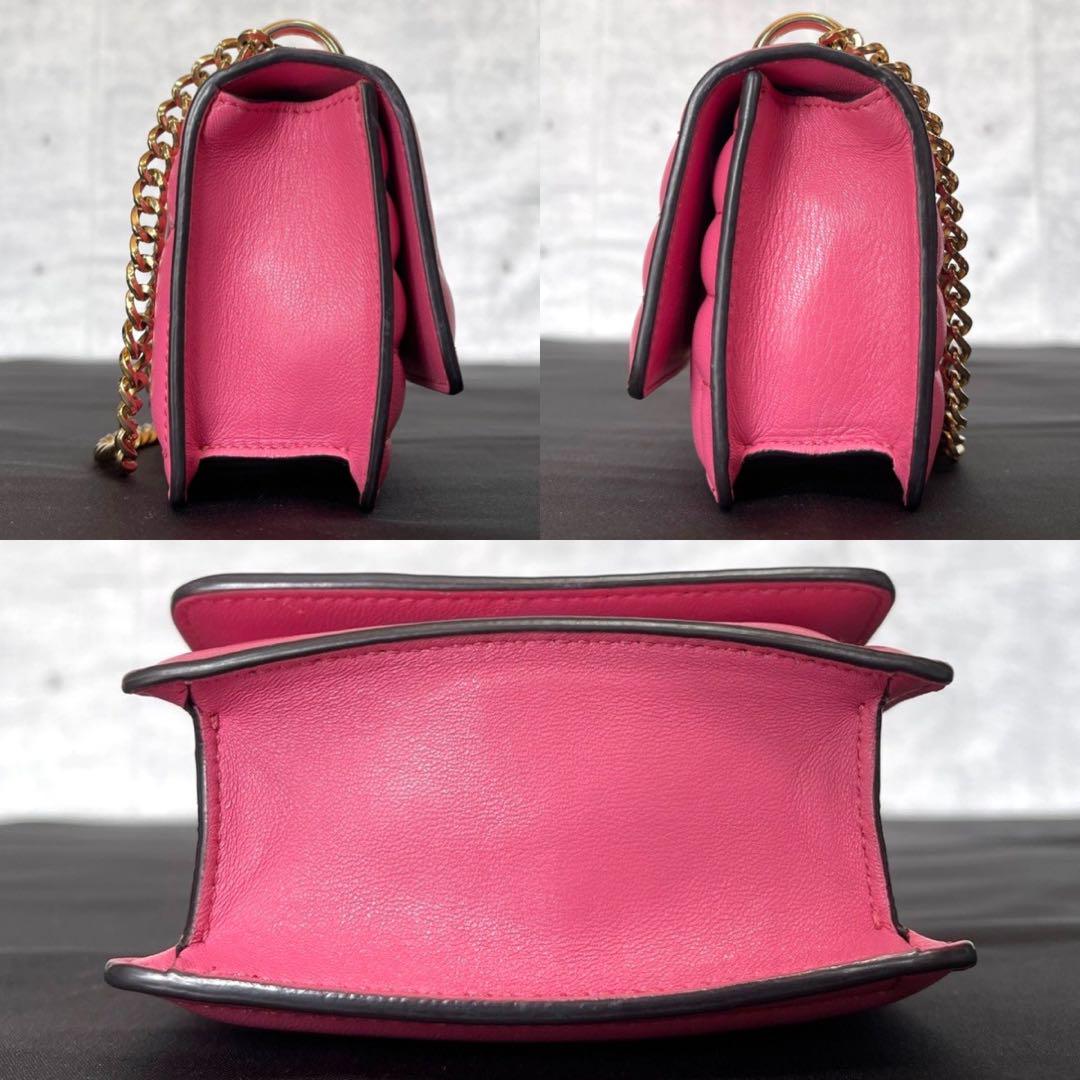 【美品】JIMMY CHOO VARENNE MICRO CANDY PINK