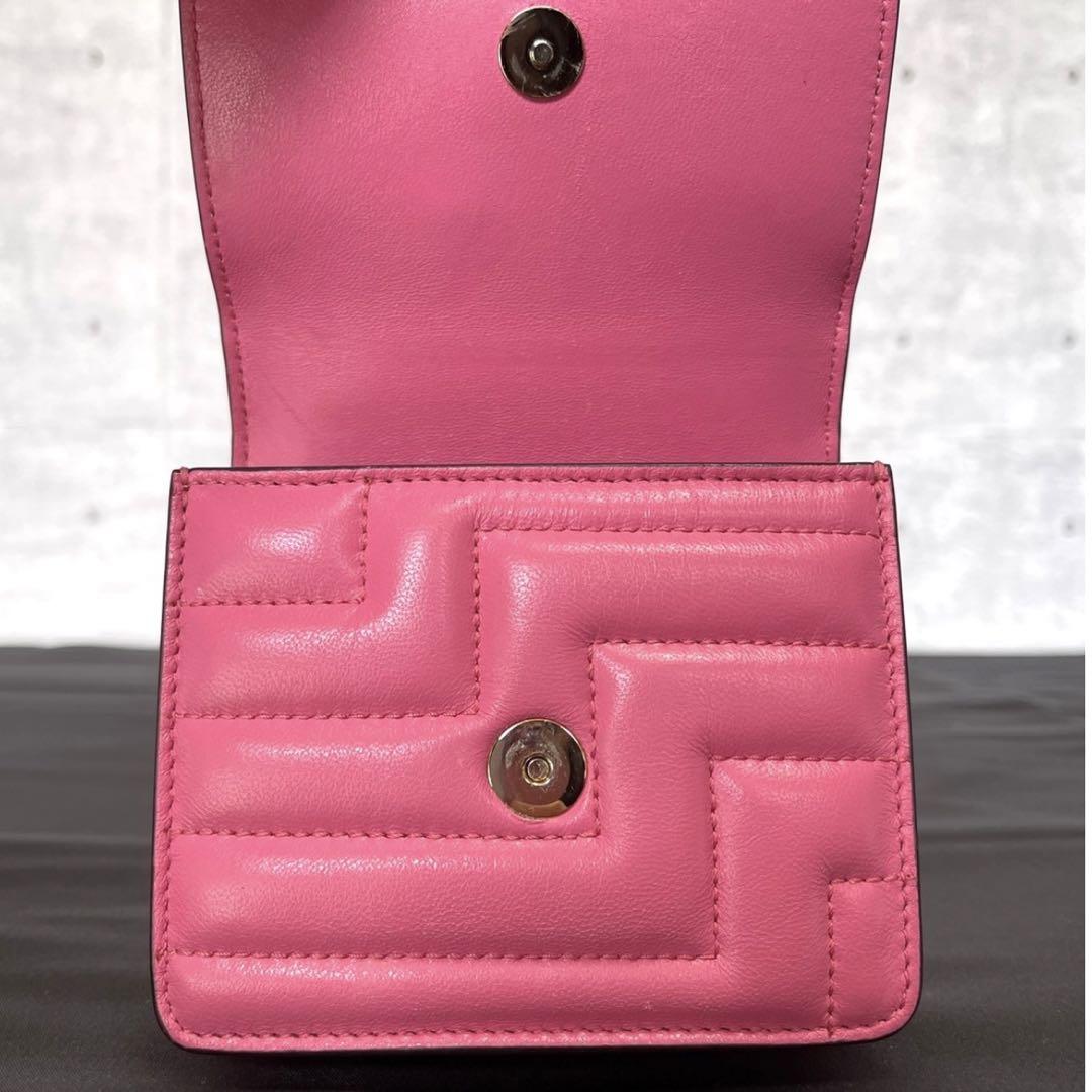 【美品】JIMMY CHOO VARENNE MICRO CANDY PINK
