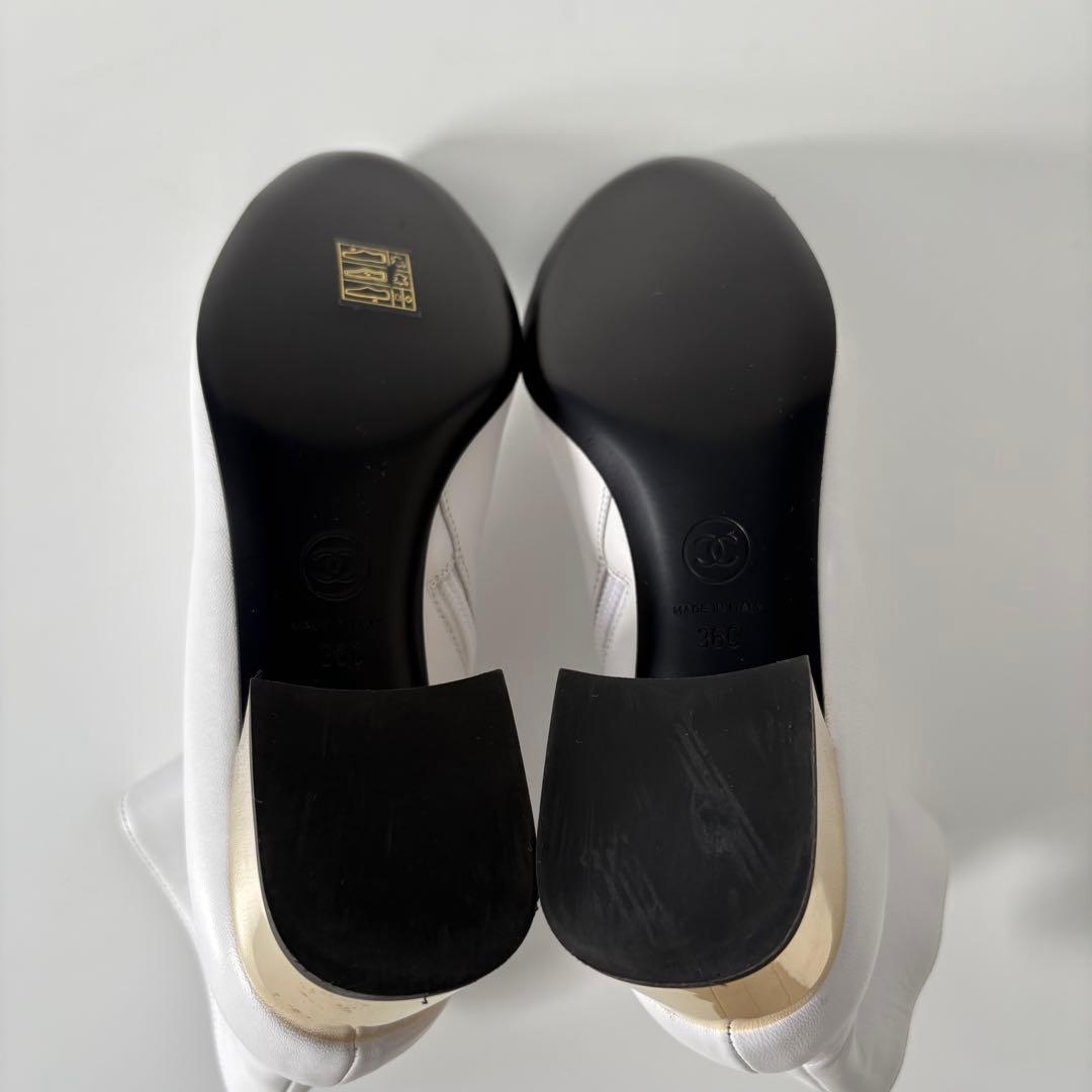 CHANEL シャネル ナイロン ココマーク ロゴ マトラッセ ポケット ブーツ CHANEL シャネル ナイロン ココマーク ロゴ マトラッセ ポケット ブーツ