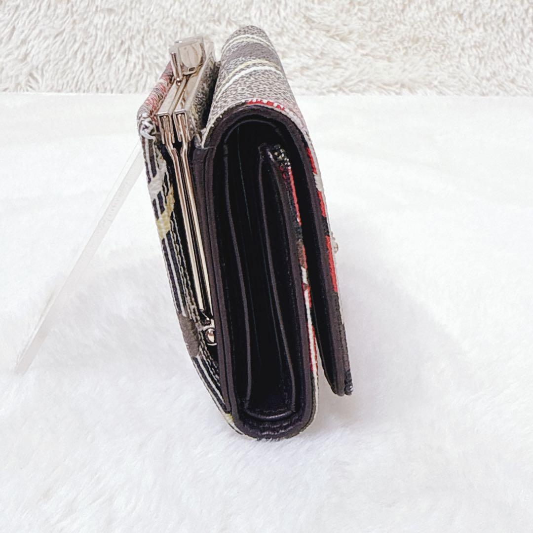 【Vivienne Westwood】財布 三つ折り チェック がま口 柄
