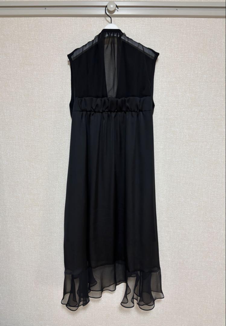 【数量限定】 Satin x Knit 23-06499 sacai Dress メルカリ - BLACK ワンピース