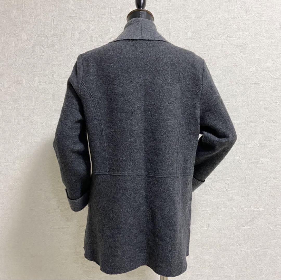 DAKS LONDON ダックス ボイルドダブルフェイスウールコート