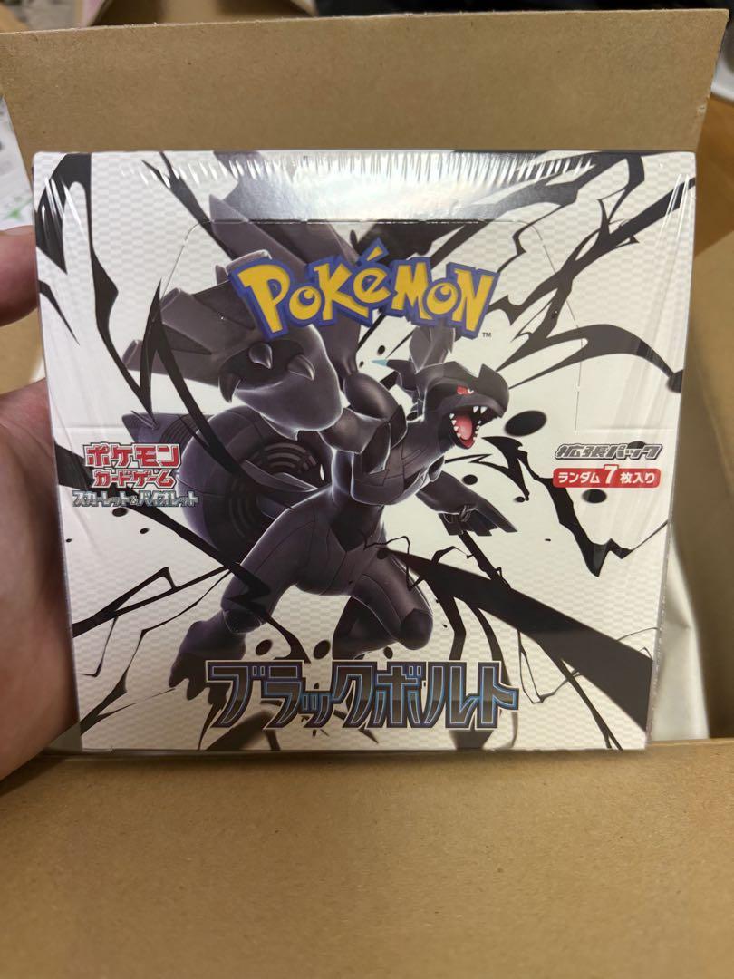 【新品未開封】ポケモンカード　ブラックボルト 　シュリンク付き　1box ポケモンカード ブラックボルト1BOX 未開封のシュリンク付き
