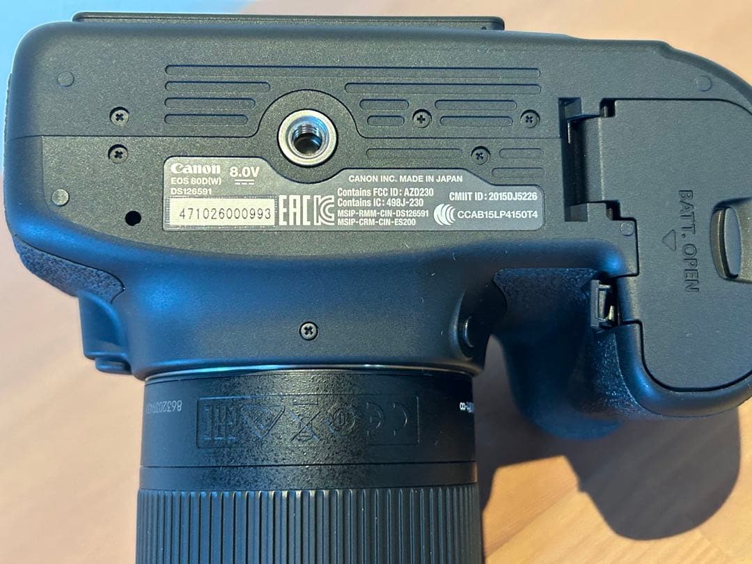 Canon EOS 80D デジタル一眼レフカメラ Canon EOS 80D デジタル一眼レフカメラ