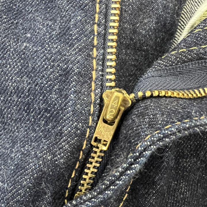 DENIME ドゥニーム デニムパンツ ジーンズ タロンジップ 42 赤耳
