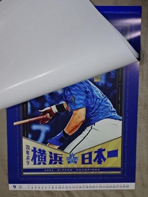 日本シリーズ2024 優勝記念 横浜DeNAベイスターズ 壁掛けカレンダー