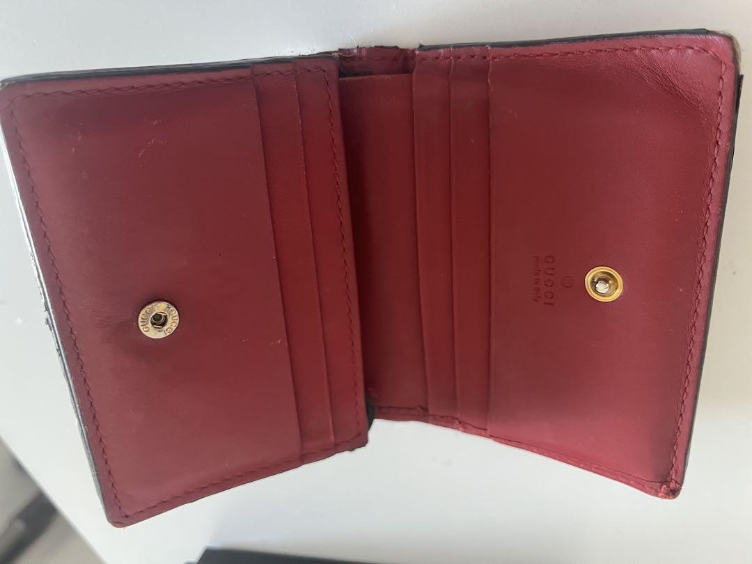 GUCCI グッチ 折り財布 GG柄 さくらんぼ チェリー