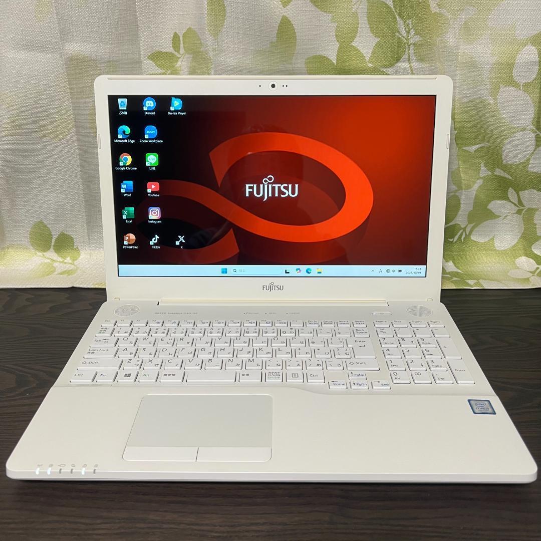 富士通 LIFEBOOK✨オフィス付き☆SSD512GB☆メモリ16GB☆i3