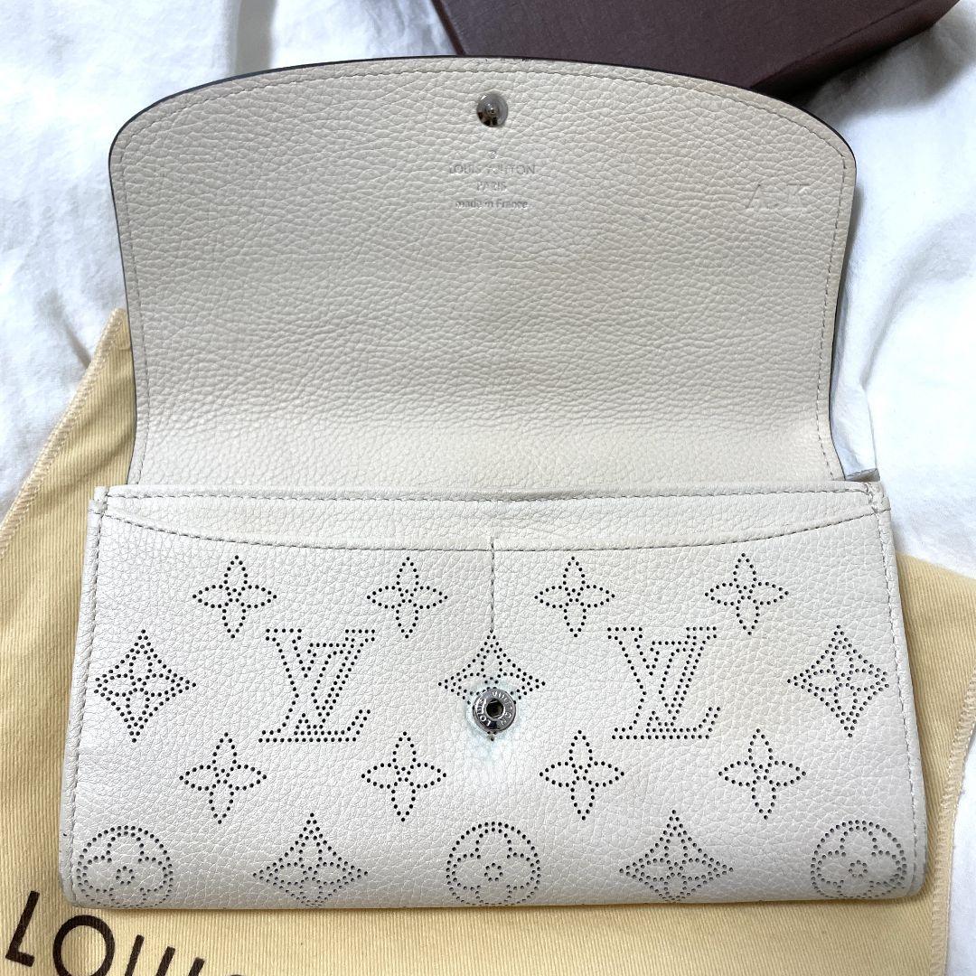 正規美品【LOUIS VUITTON】長財布　ポルトフォイユ　イリス　マヒナ
