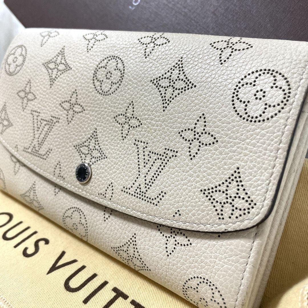 正規美品【LOUIS VUITTON】長財布　ポルトフォイユ　イリス　マヒナ