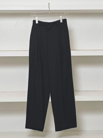 【新品】TODAYFUL Tuck Wide Trousers BLK 36