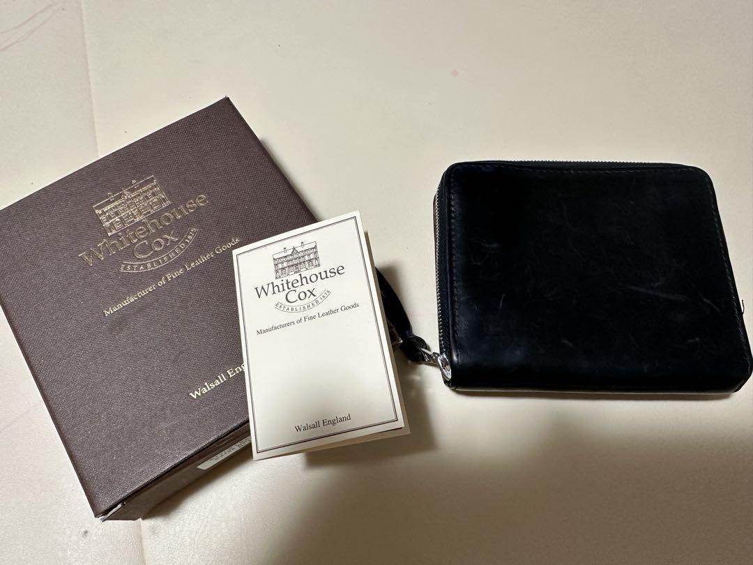 Whitehouse Cox 二つ折り財布 ブラック セール】WHITEHOUSE COX CREDIT CARD NOTECASE ホワイトハウス