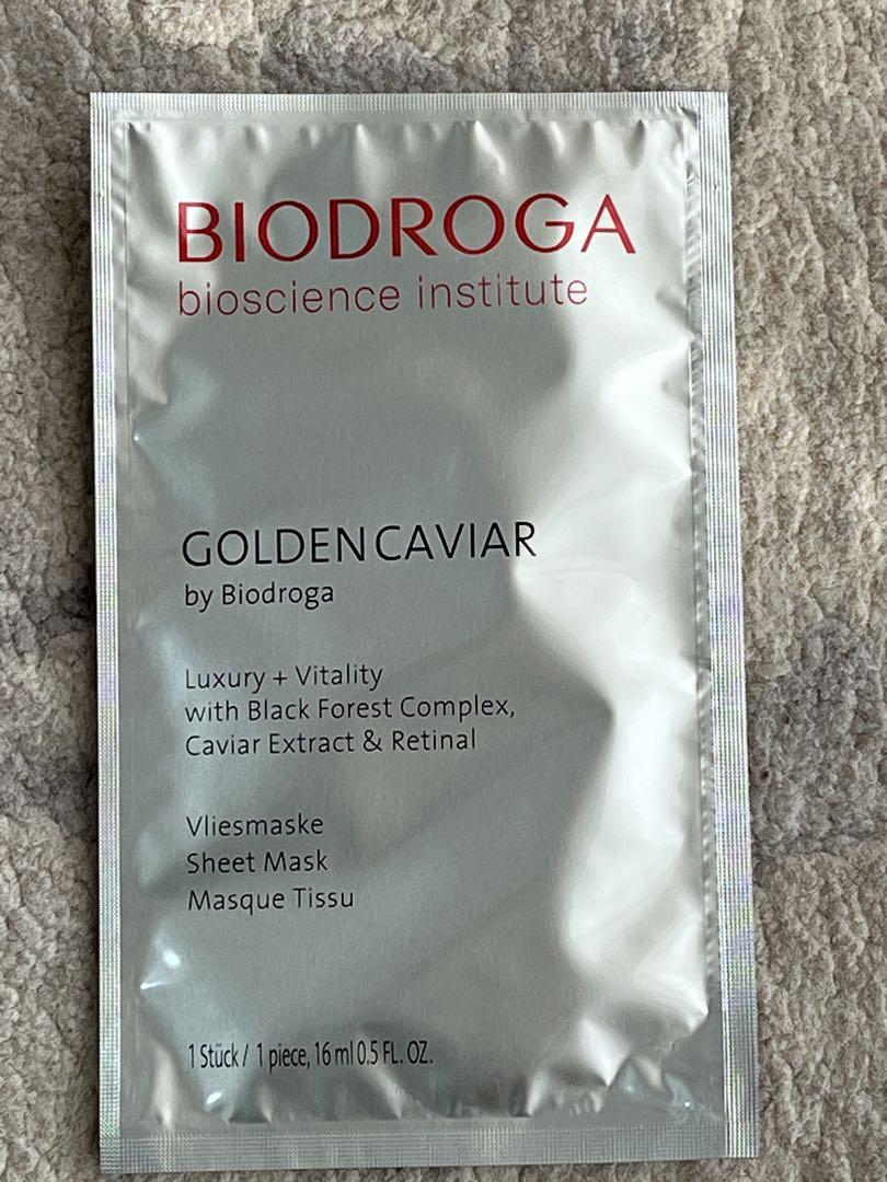 【未開封】Biodroga Golden Caviar シートマスク ６枚入 GOLDEN CAVIAR Sheet Mask - Single – BIODROGA Australia