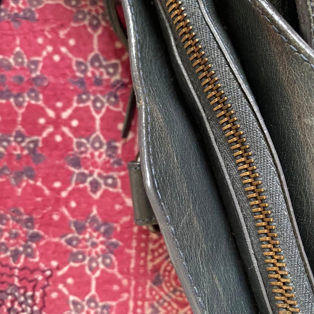 BALENCIAGA ファースト　グレー レザー ハンドバッグ BALENCIAGA ファースト グレー レザー ハンドバッグ