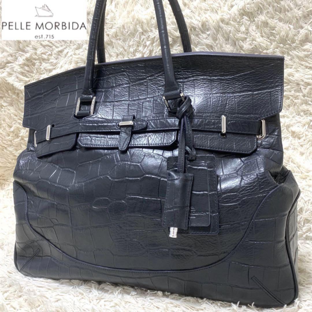 PELLE MORBIDA ✨極美品✨ メイデンヴォヤージュ L クロコ型押し 画像1