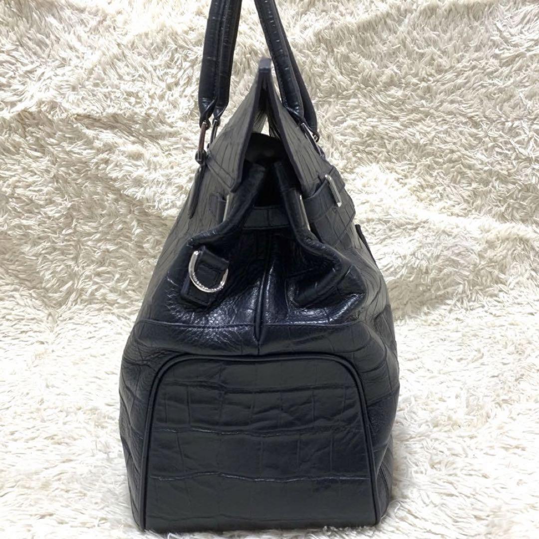 PELLE MORBIDA ✨極美品✨ メイデンヴォヤージュ L クロコ型押し 画像5