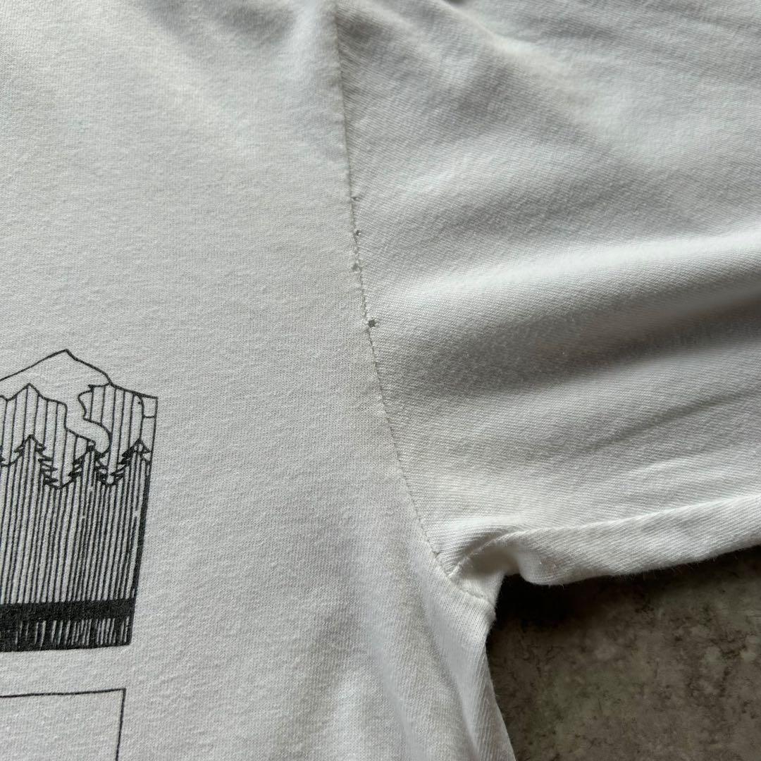 80s ベルバシーン 企業tシャツ/ロンt USA製 L コカコーラ