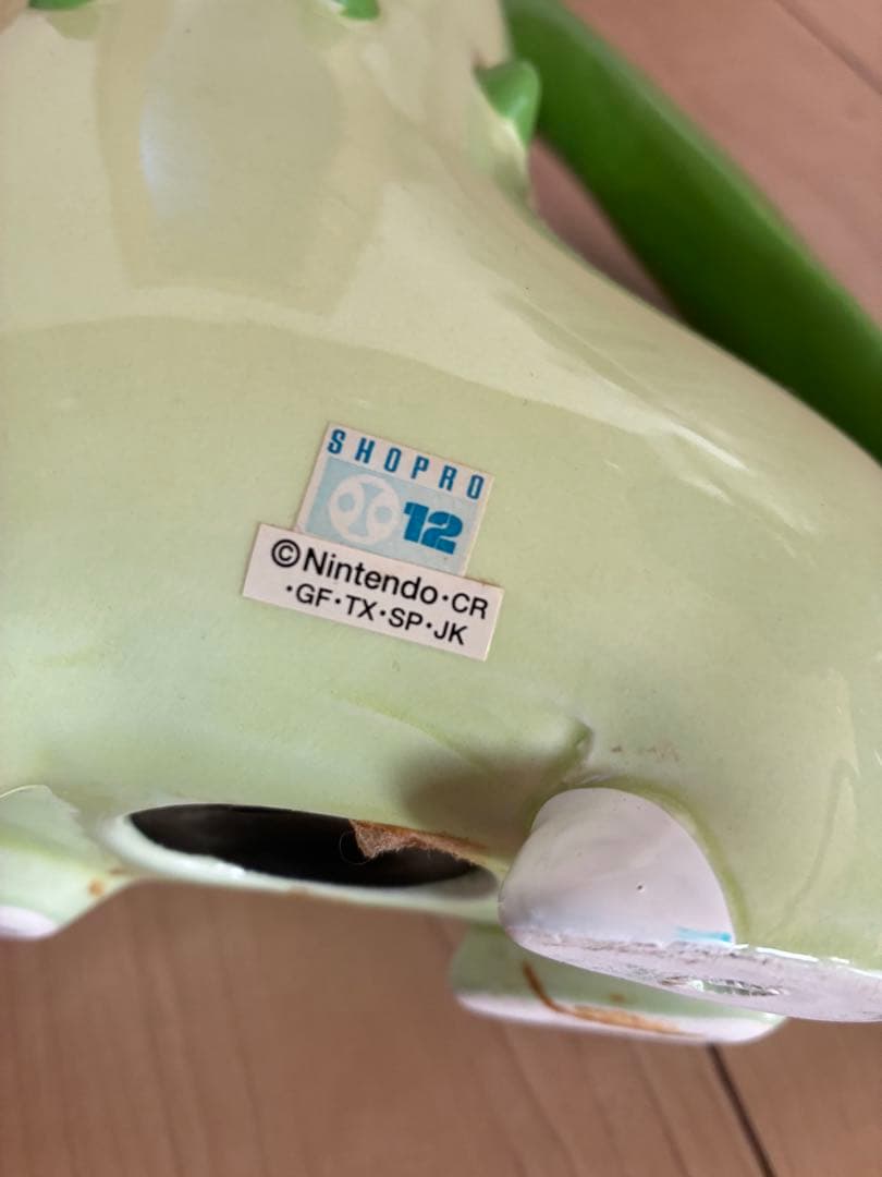 ポケットモンスター　チコリータ　陶器製　貯金箱　レトロ　大きい　ポケモン ポケットモンスター チコリータ 陶器製 貯金箱 レトロ 大きい