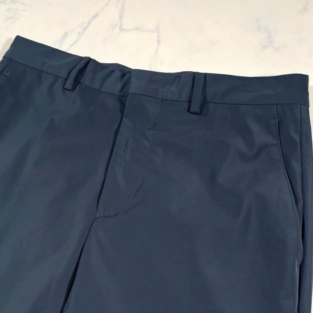 【極美品】PRADA プラダ　バイカラーナイロンパンツ　ラバーベルト　テック