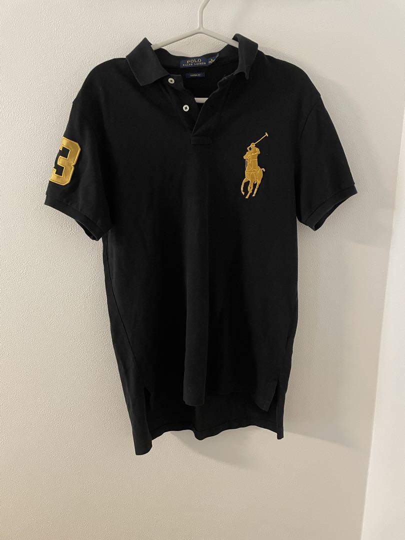 美品　ポロラルフローレン 黒 ポロシャツ Tシャツ