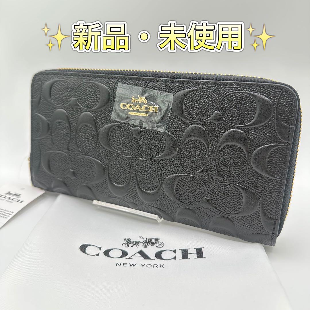 新品未使用】COACH コーチ 長財布