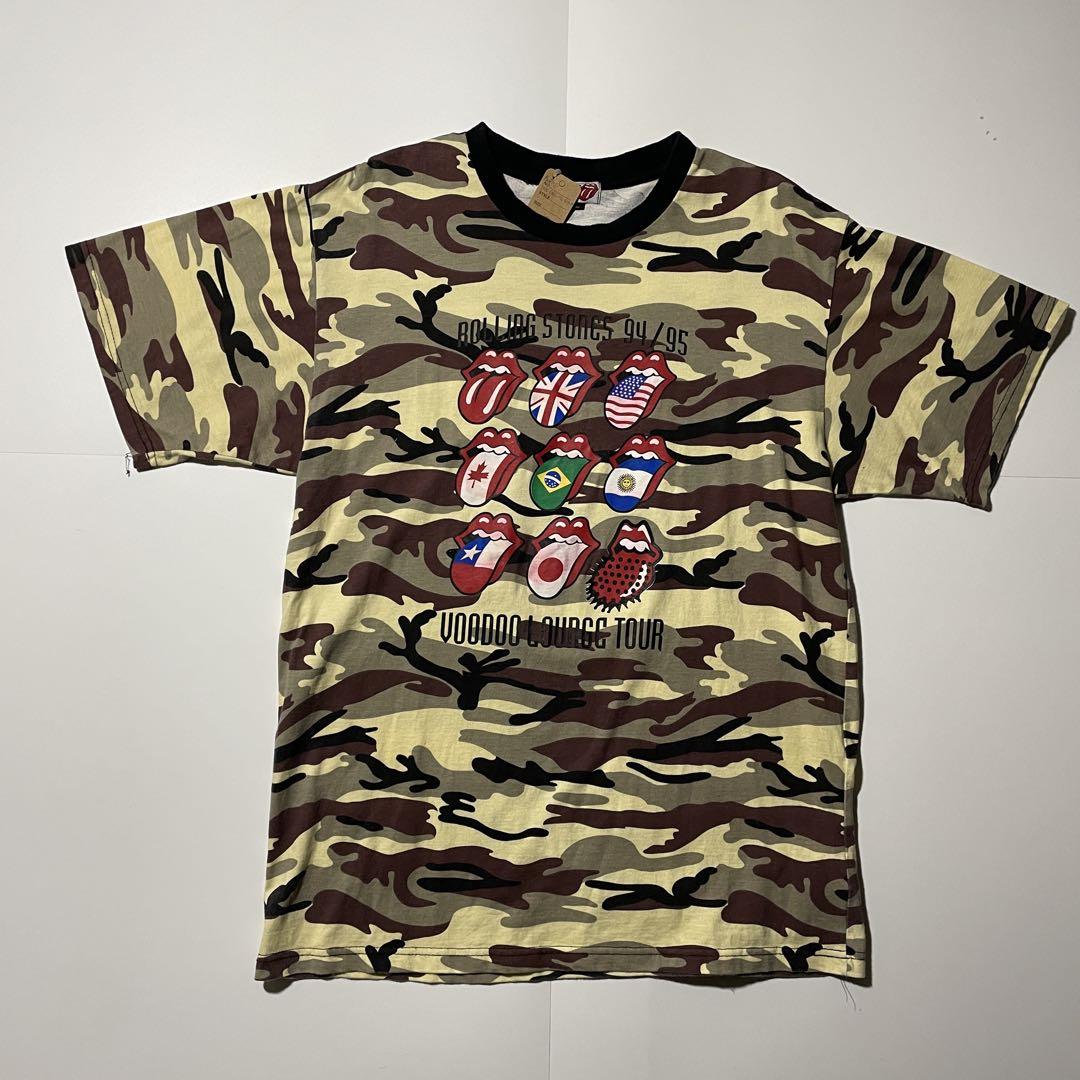 04s THE ROLLING STONES Tシャツ カモフラ