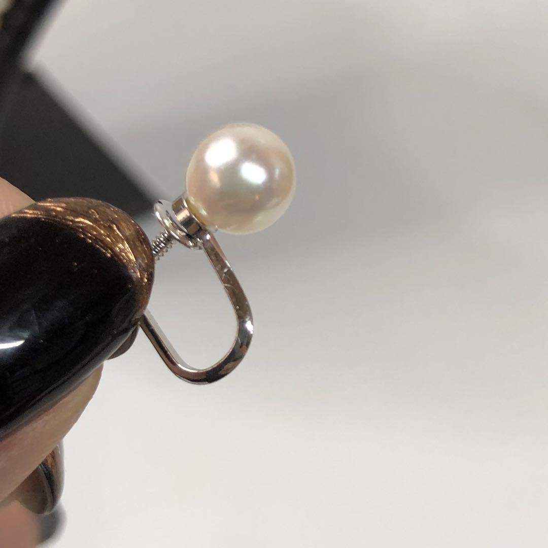 驚きの値段 アコヤ貝 真珠（6.5㎜〜7.0㎜）ネックレス イヤリングセット アクセサリー