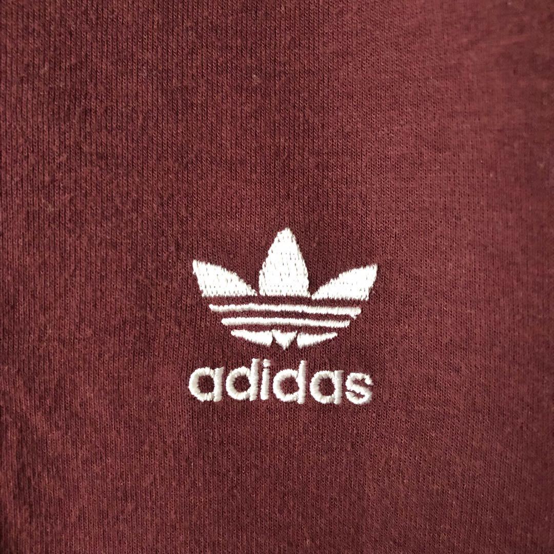 ☆adidas×刺繍】レディースOT トラックジャケット 古着 リブ