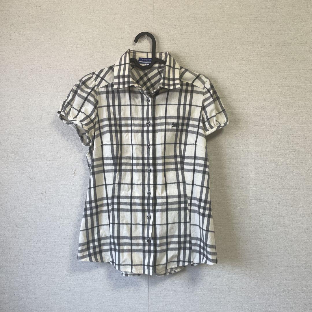 BURBERRY 半袖シャツ レディースサイズ38 4枚セット BURBERRY チェック柄 半袖シャツ 38 - メルカリ