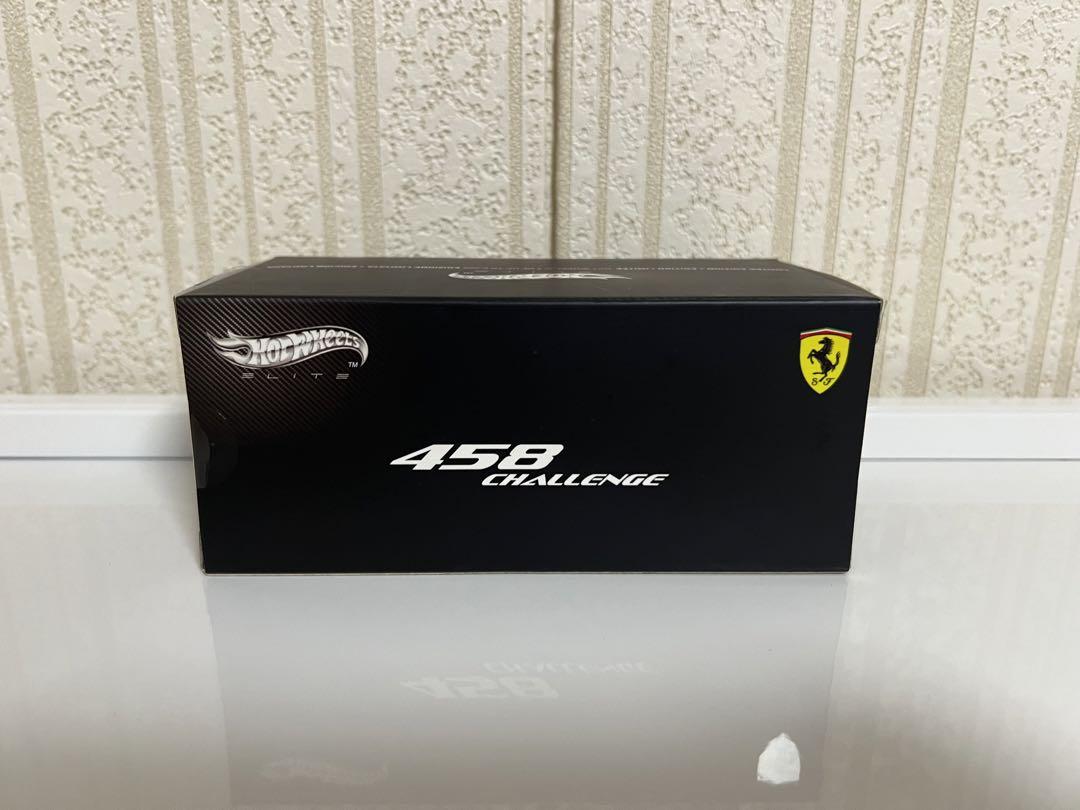 ホットウィール　マテル　フェラーリ　458 チャレンジ　1/43 ミニカー