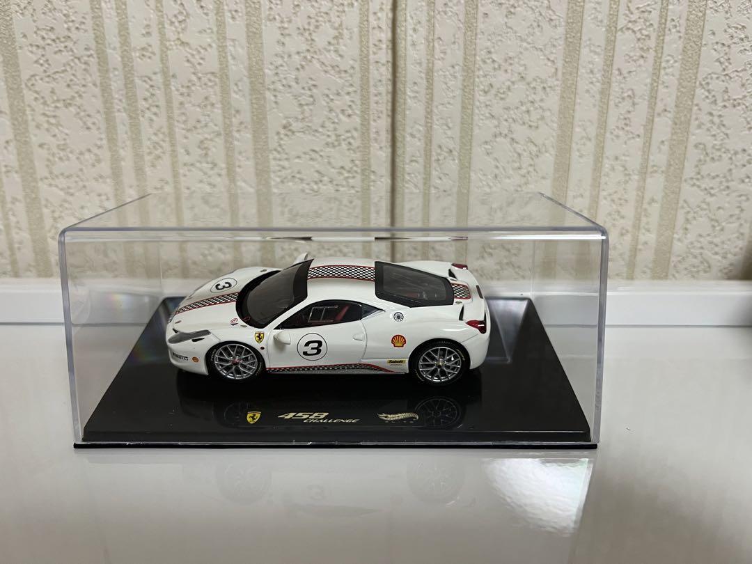 ホットウィール　マテル　フェラーリ　458 チャレンジ　1/43 ミニカー