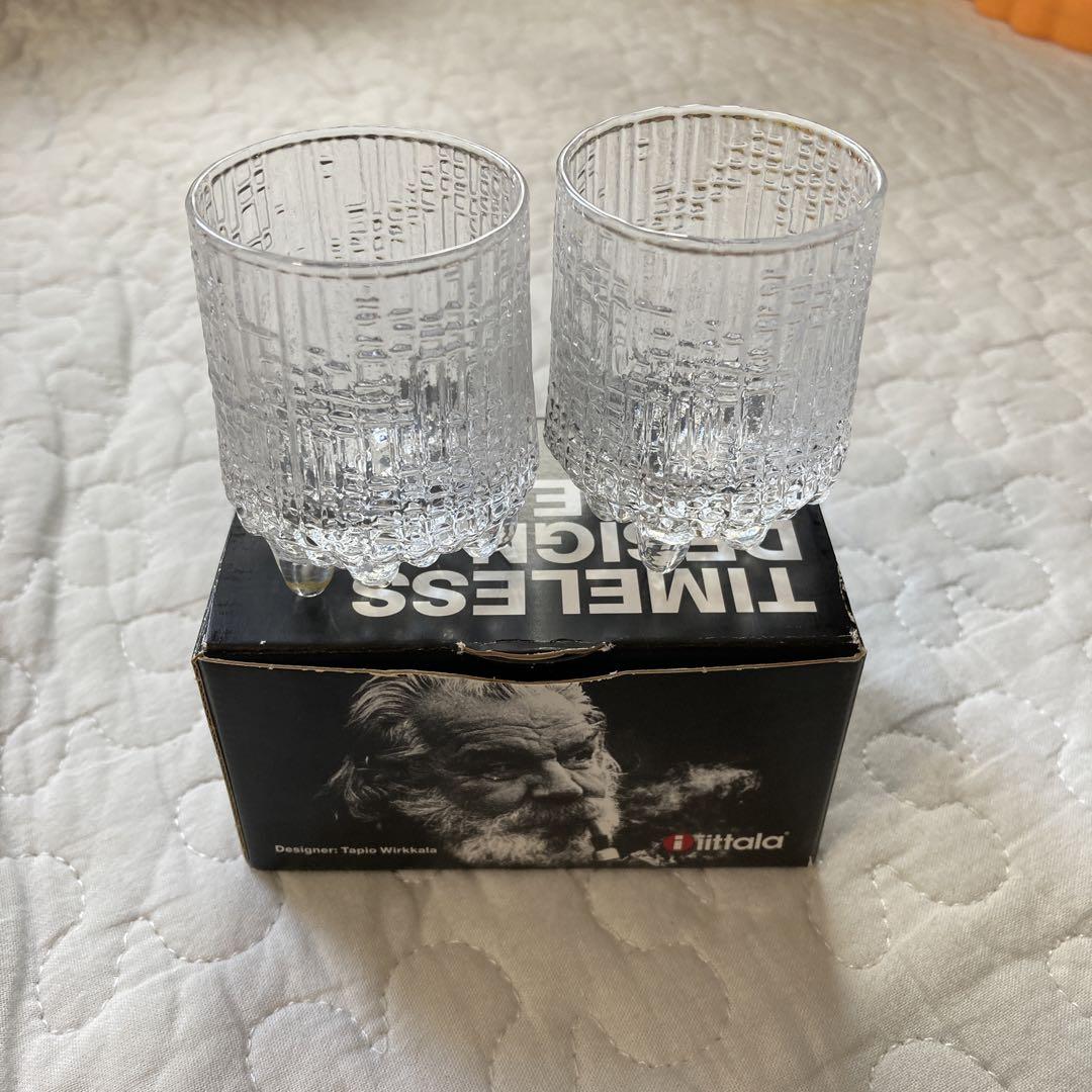 【箱付】iittala Ultima Thule ショットグラス 2個セット