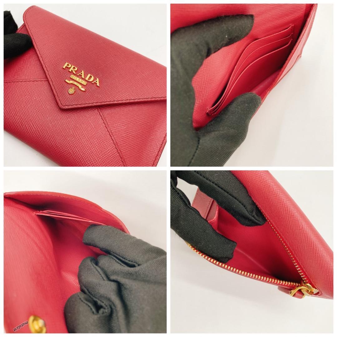 PRADA プラダ　マルチケース　カード入れ　ピンク　ロゴ　無地　0425 PRADA プラダ マルチケース カード入れ ピンク ロゴ 無地 0425