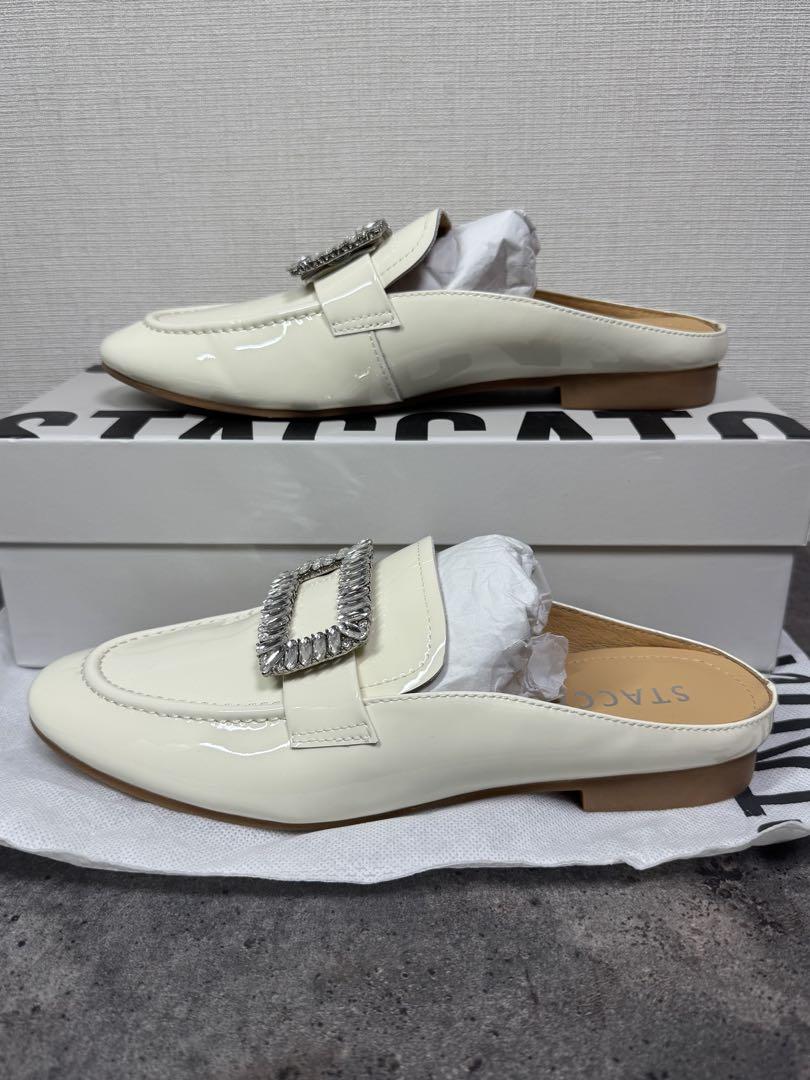 【美品】スタッカート STACCATO デラニーローファーミュール 23.5cm