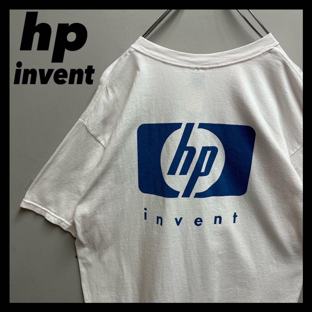 hp invent 両面ロゴプリント　企業 Tシャツ