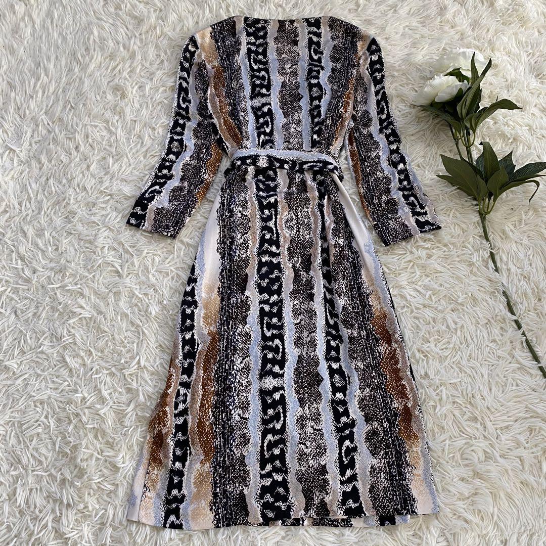 【激安通販 オンラインショップ】日用品 DIANE サイズ4 ワンピース FURSTENBERG】カシュクール VON ワンピース