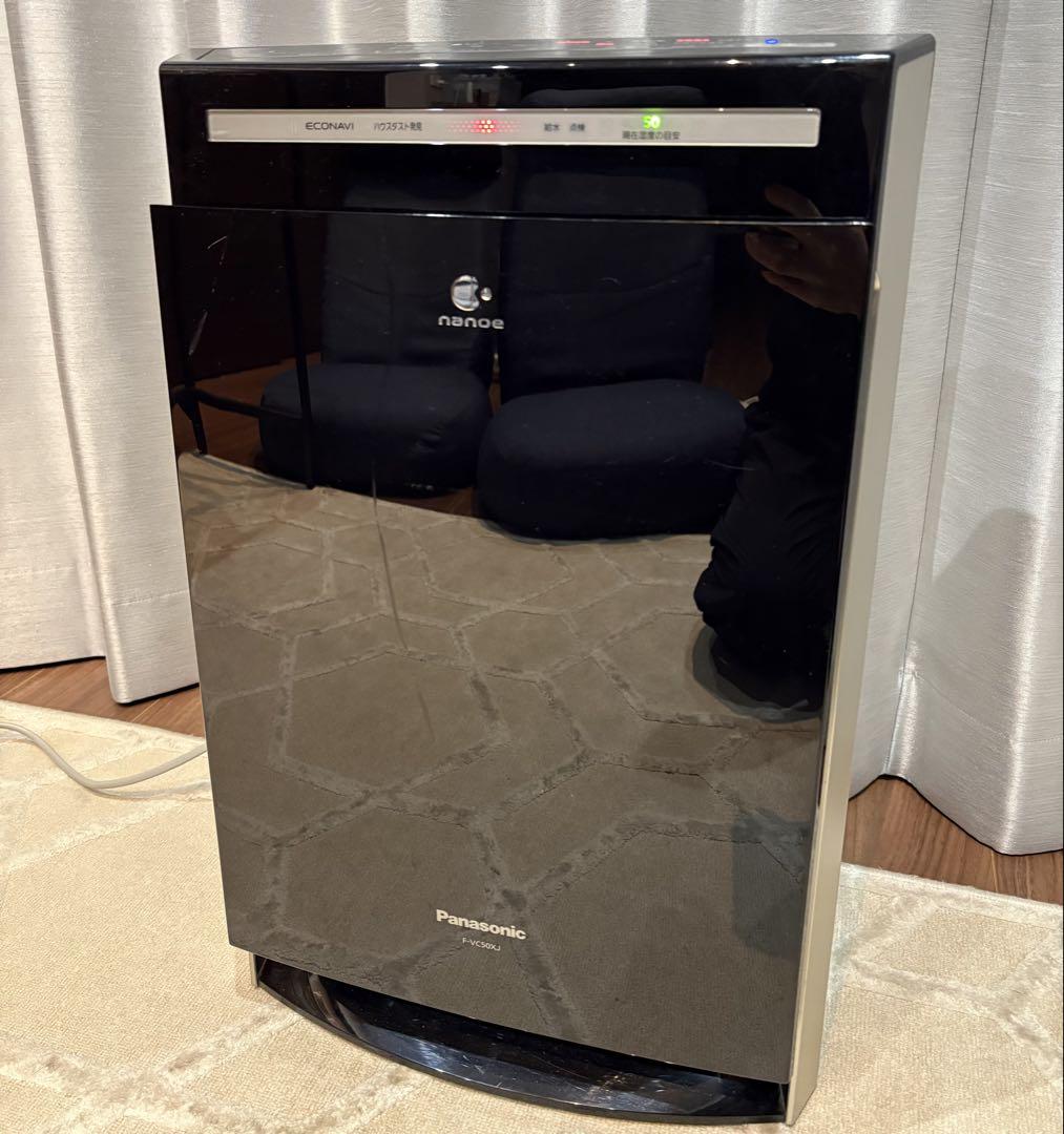 Panasonicナノイー加湿空気清浄機エコナビ花粉症F-VC50XJ-CK黄砂