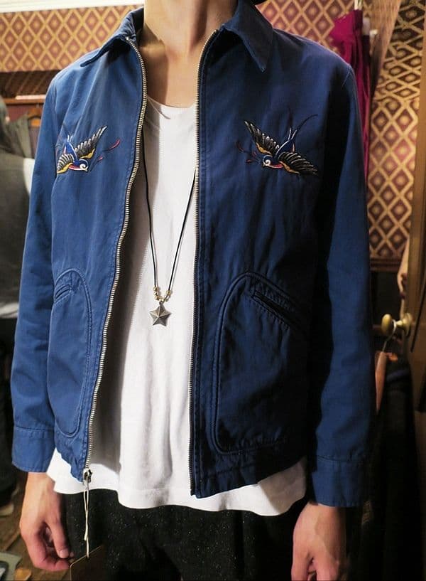 RUDE GALLERY BLACK REBEL スワロー刺繍 スウィングトップ | controlar