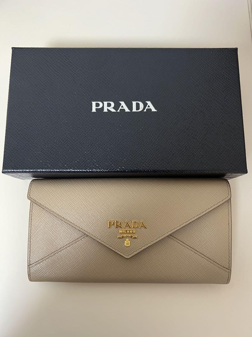 非売品 PRADA 長財布 ギャランディカード有り レター型 長財布