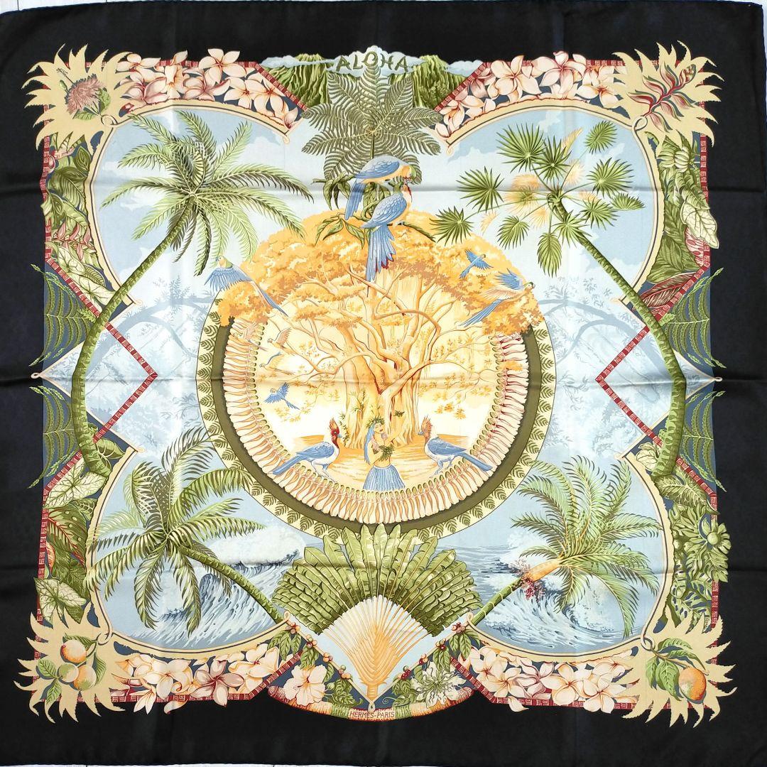 HERMES　ALOHA アロハ　スカーフ カレ 90