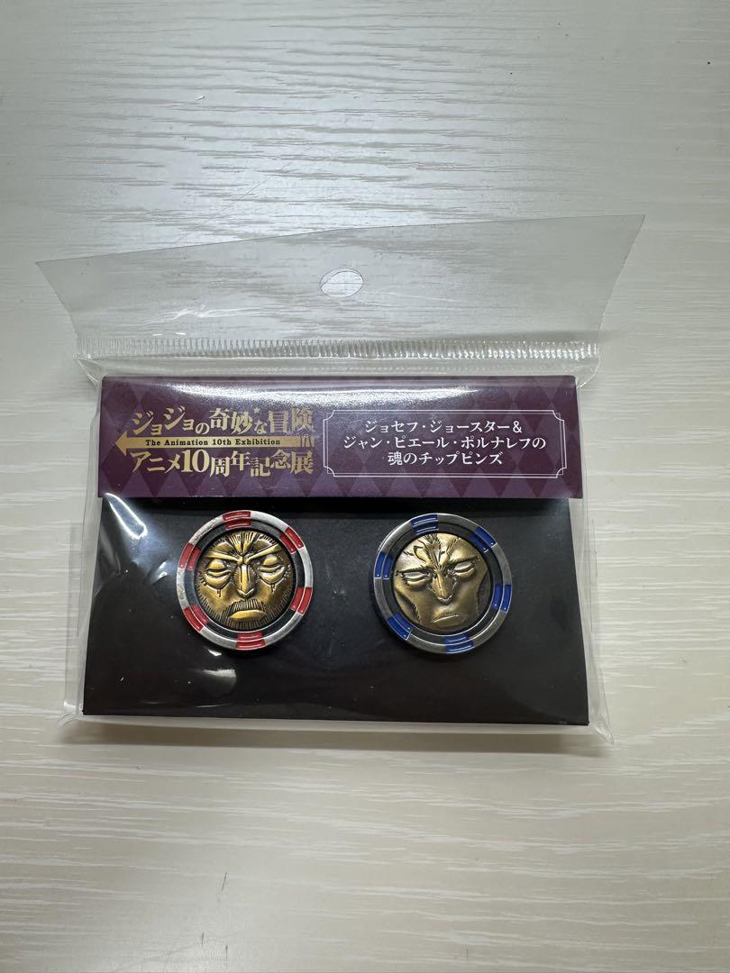 ジョジョの奇妙な冒険 10周年記念展 缶バッジ ポルナレフ 空条承