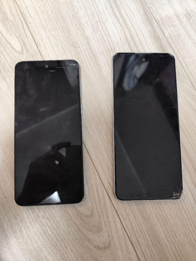 【画面割れ】Motorolaスマホ2台:moto g52j:moto g53y 画面割れ】Motorolaスマホ2台:moto g52j:moto g53y