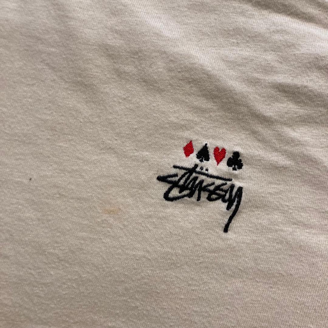 80s OLD STUSSY JACQUARD MOCK NECK SS TOP - メルカリ