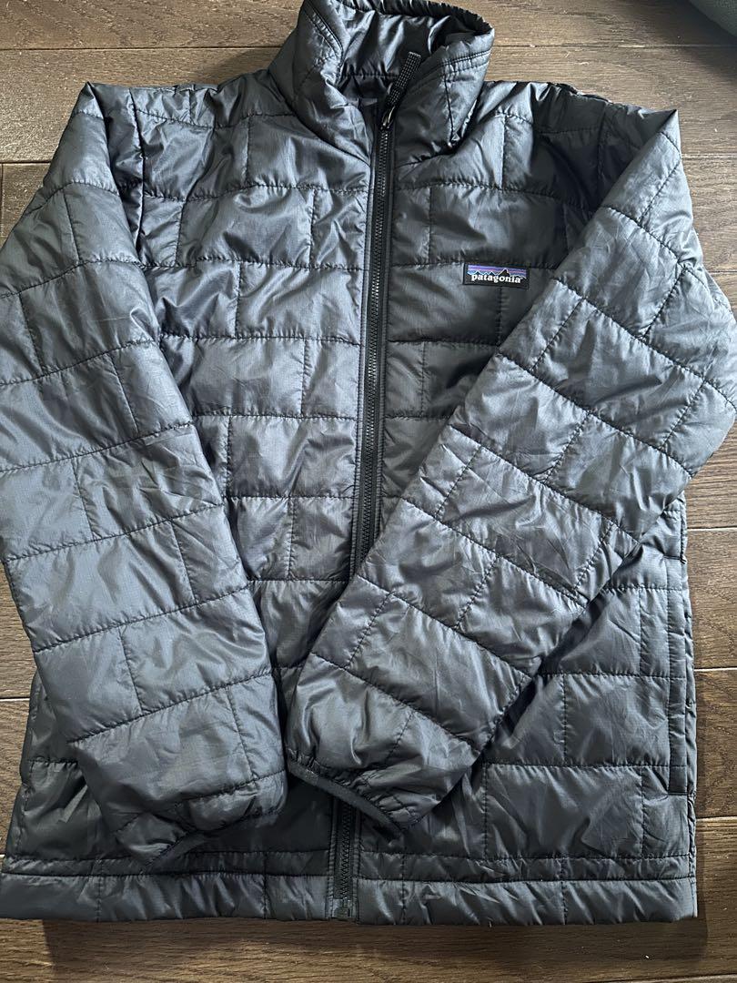 Patagonia 新品未使用　キルティングジャケット M 黒 キッズ